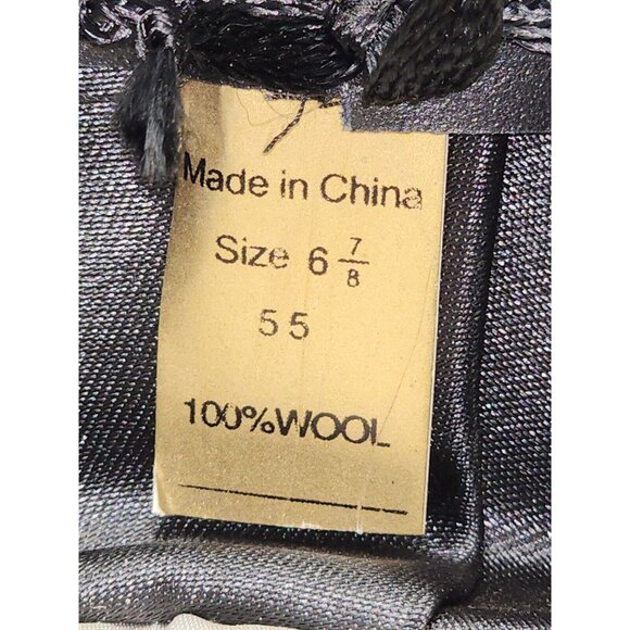 Outback Trading Co. Broken Hill Collection Mens Wool Cowboy Hat Black Size 6 7/8 - Picture 9 of 10